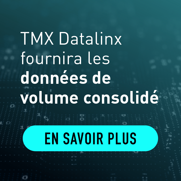 TMX Datalinx To Proivde Consolidated Volume Data